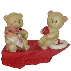 Delightful Twin Teddy Showpiece