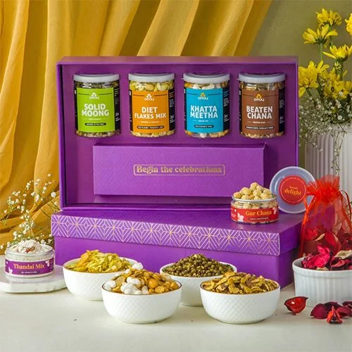 Elegant Snack Assortment Gift Box