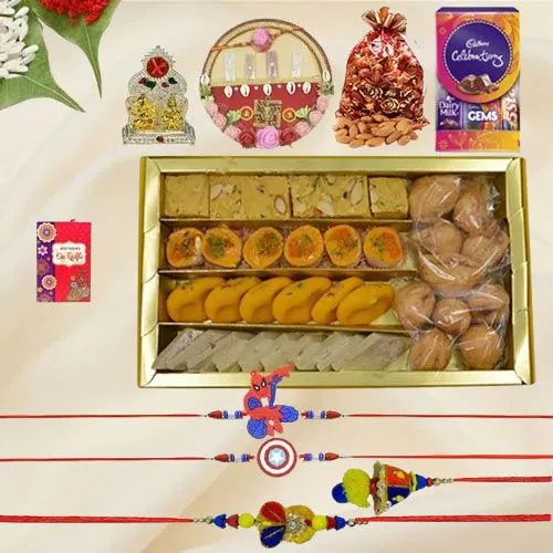 Adorable Family Rakhi n Sweets