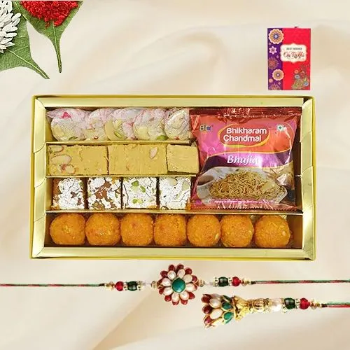 Bhai-Bhabhi Rakhi n Sweets Desire