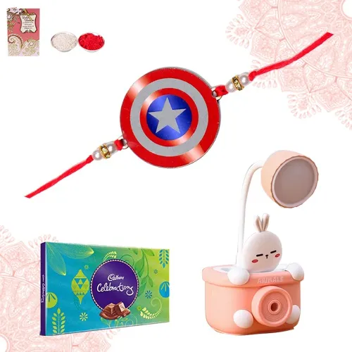 Combo of Rakhi N LED Lamp
