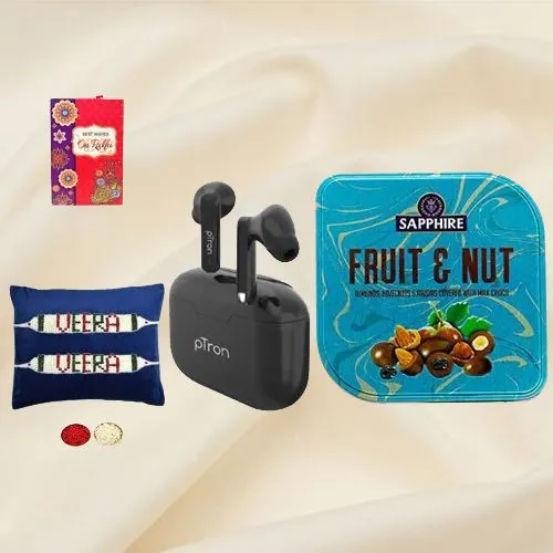 pTron Bassbuds Impressive Earbuds n Veera Rakhi