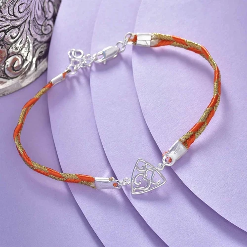 Celestial Silver Rakhi