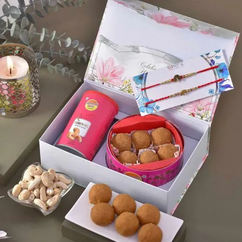 Special Sweet N Nut Rakhi Hamper