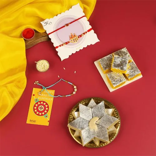 Charming Rakhi  N  Mithai Duo