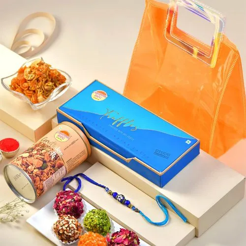 Sweet Surprises with Kundan Rakhi