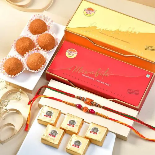 Exquisite Rakhi  N  Treats Delight