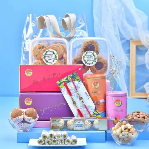 Delightful Rakhi  N  Treats Gift