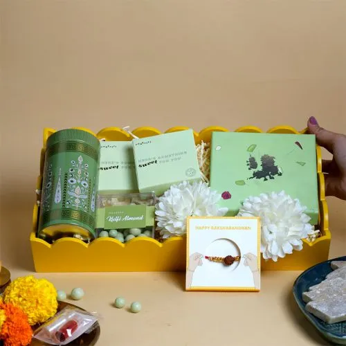 Traditional Flavours  N  Divine Rakhi Combo