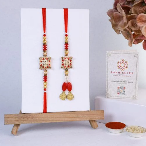 Premium Bhai Bhabi Rakhi Gift