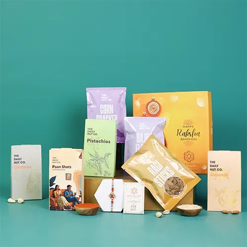 Nutty Goodness with Swastik Rakhi