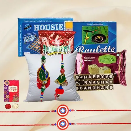 Wonderful Family Rakhi Set with Assortments