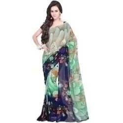 Preppy Georgette Saree