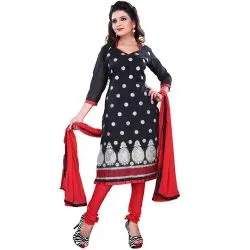Elegant New Collection of Printed Black Cotton Salwar