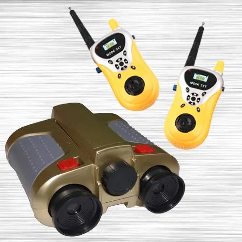 Marvelous Night Scope Binocular with Pop-Up Light N Walkie Talkie Toy