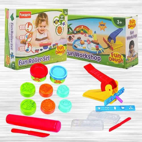 Amazing Funskool Fundough Work Shop N Fundough Gift Set