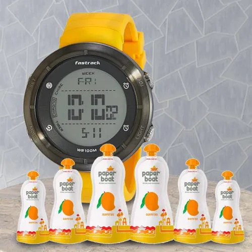 Remarkable Fitness Special Watch N Juice Combo