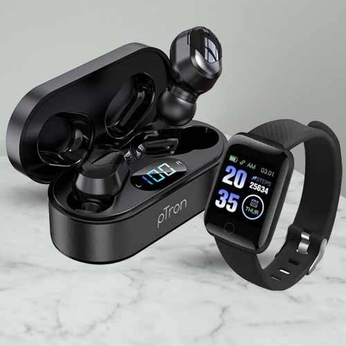 ptron tronitex bluetooth smartwatch
