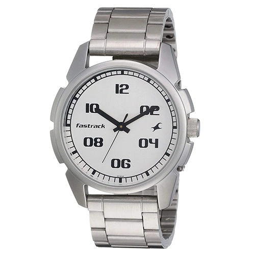 Impressive  Casual Silver Dial Watch for Men
