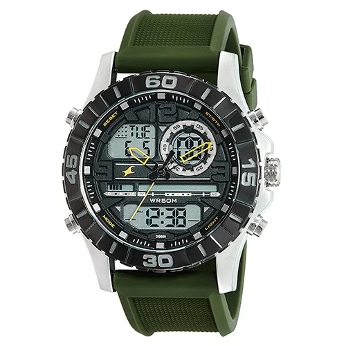 Gaudy  Analog Digital Black Dial Mens Watch