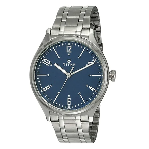 Stylish Titan Neo Iv Analog Blue Dial Mens Watch