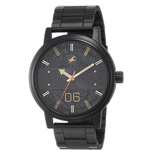 Attractive  Road Trip Analog Black Dial Mens Watch