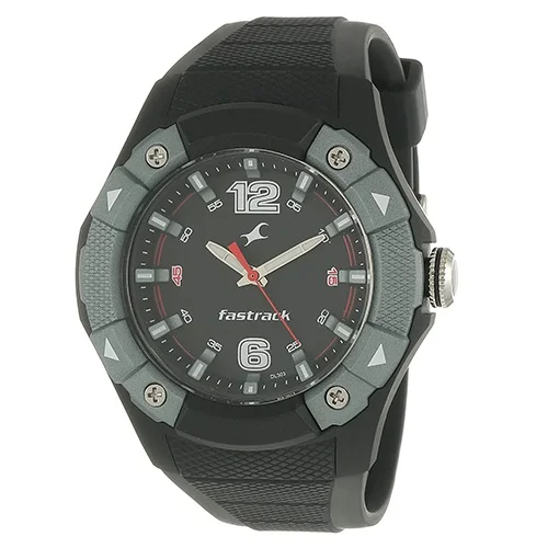 Remarkable Fastrack Trendies Analog Black Dial Mens Watch