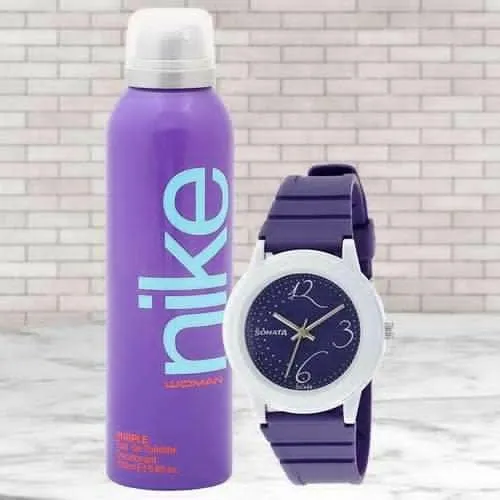 Outstanding Sonata Analog Womens Watch N Nike Deo