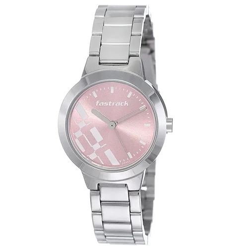 Fastrack beach analog watch pink hotsell