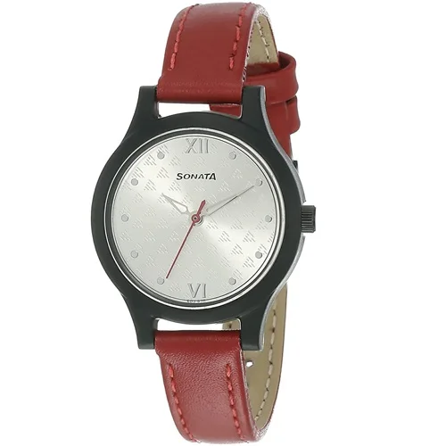 Swanky Sonata Essentials Analog Silver Dial Womens Watch