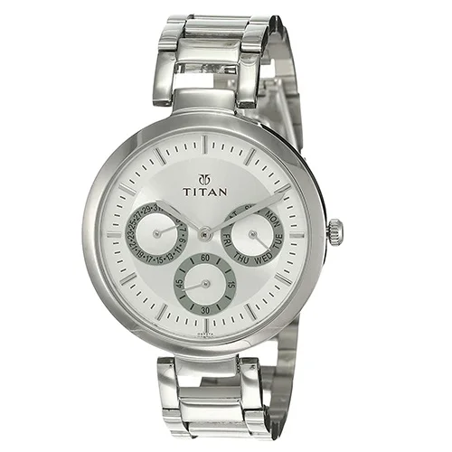 Fancy  Analog Womens Watch with Silver Dial