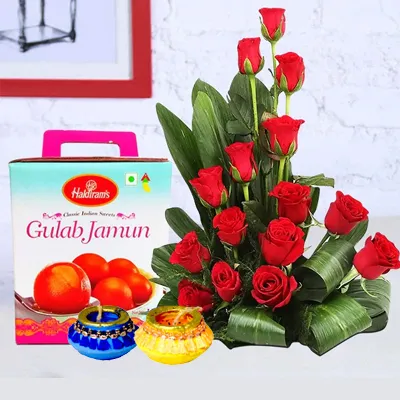 Flowers with Sweets to Chennai