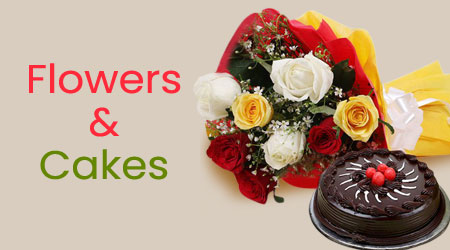 Flowers with Cake to Chennai