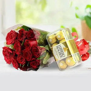 Flowers with Chocolates to Chennai