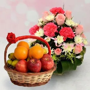 Flowers with Fruits to Chennai