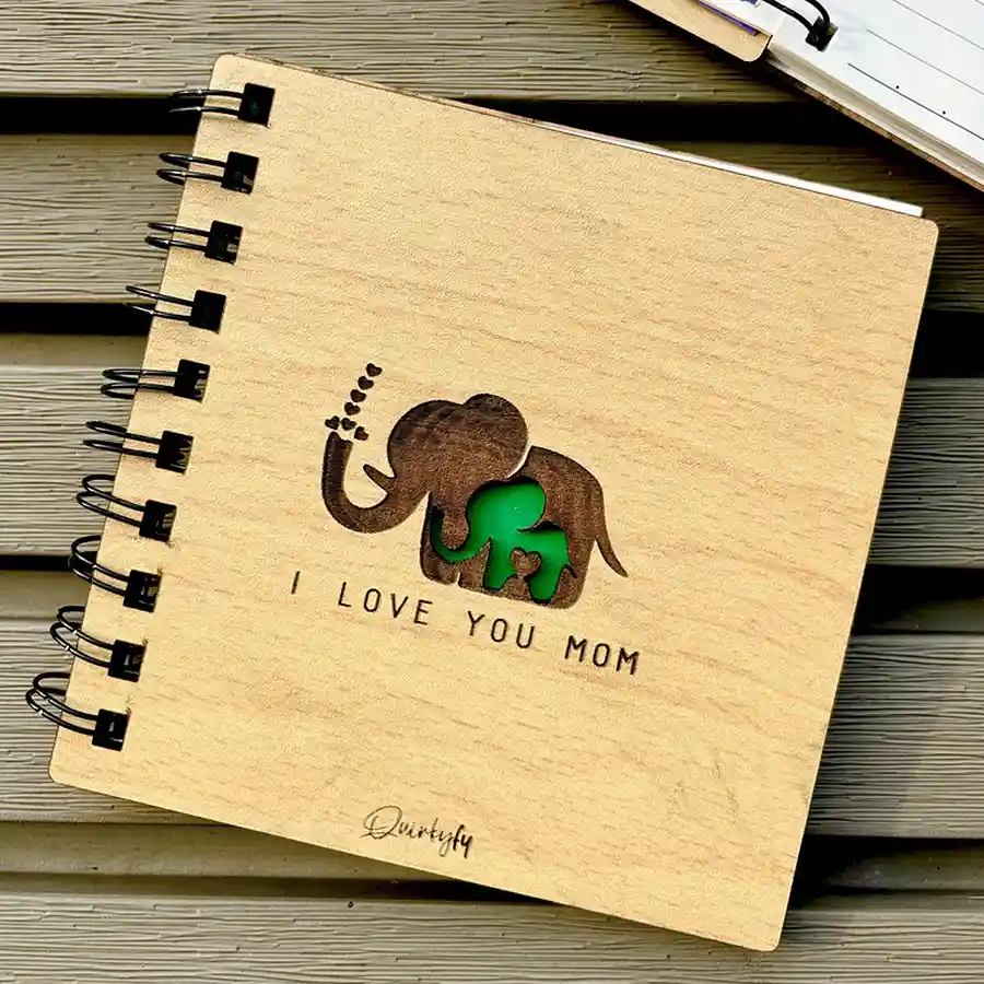 Elegant Ele Notepad designed for stylish and creative moms.