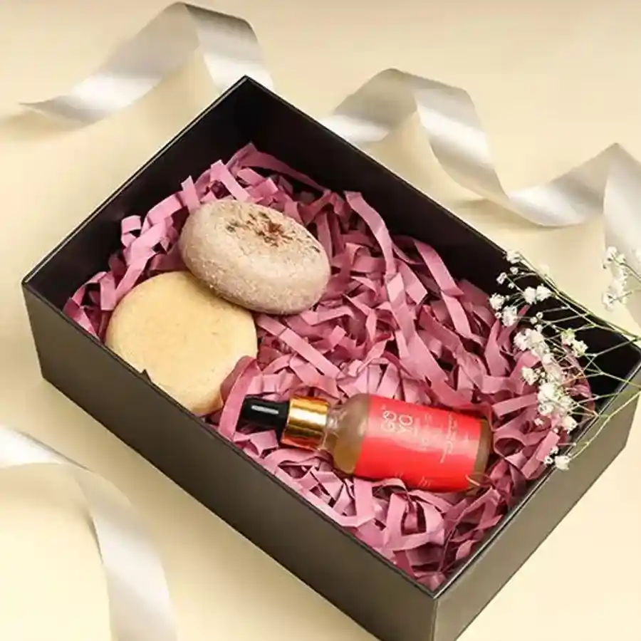 Glow Getter Skincare Collection with goat milk soaps and rosehip oil for radiant skin.