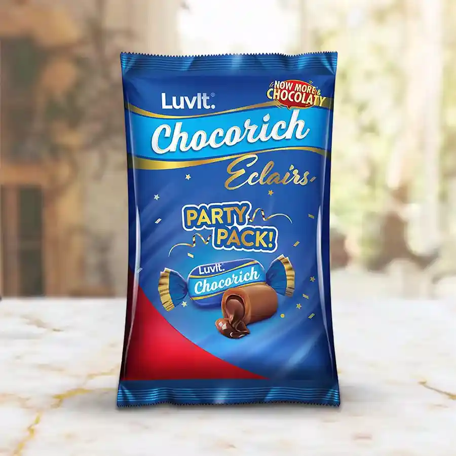 Marvelous LuvIt Chocorich Chocolate 384g pack with 60 rich, creamy chocolates