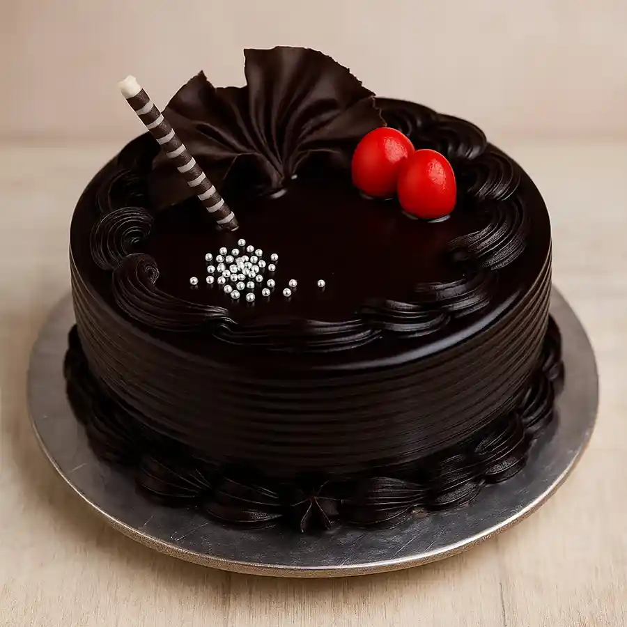 1/2 kg Choco Truffle Cake, perfect for gifting on special occasions.