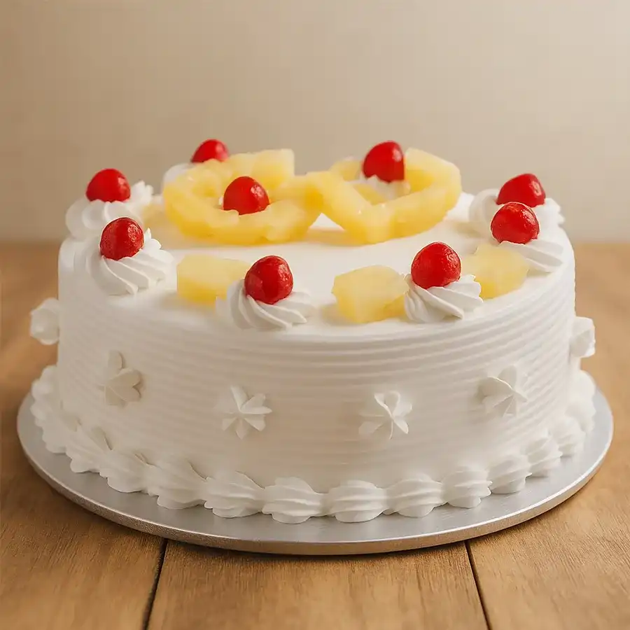 Fresh-baked pineapple flavor cake perfect for celebrations and gifting.
