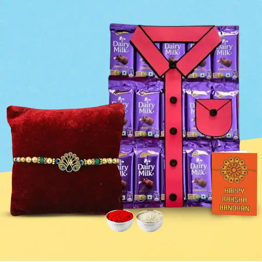 Delightful Chocolate Shirt filled with 15 Cadbury Dairy Milk bars