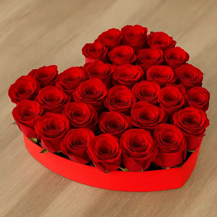 101 beautiful red roses paired with a Cadbury Celebration pack, perfect for gifting.