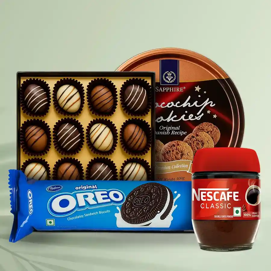 Exciting Party Special Chocolate Hamper Basket
