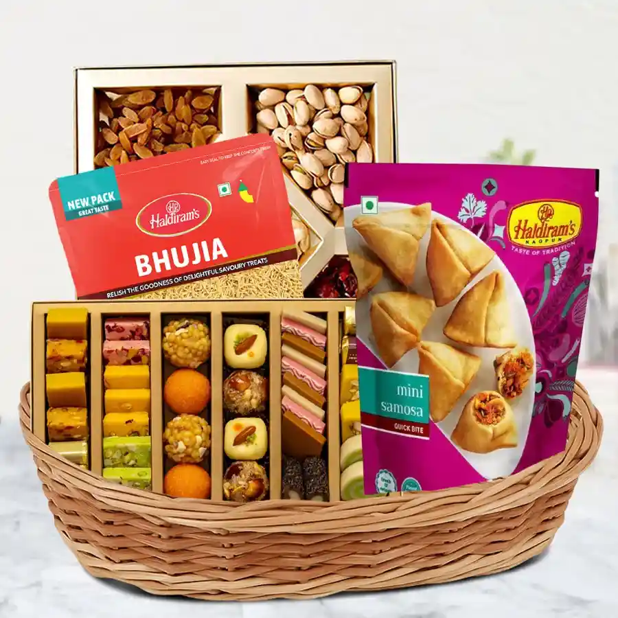 Appealing Delicacies in a Basket